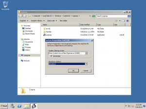 Sysprep on Windows Server 2008 R2